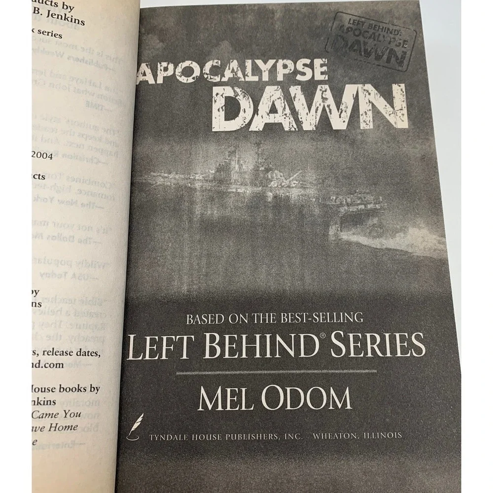 Apocalypse Dawn Left Behind Series Mel Odom Paperback Book